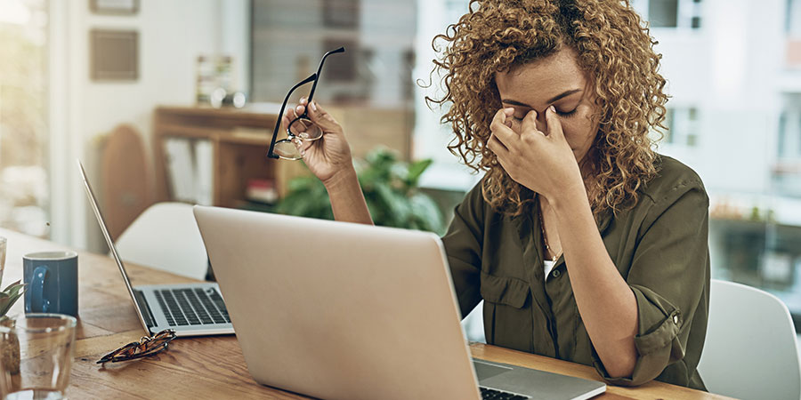 Can stress affect my vision?