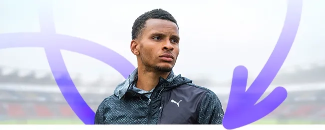Andre De Grasse after his LASIK surgery