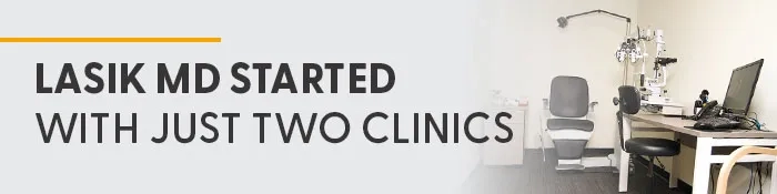 LASIK MD started with just two clinics